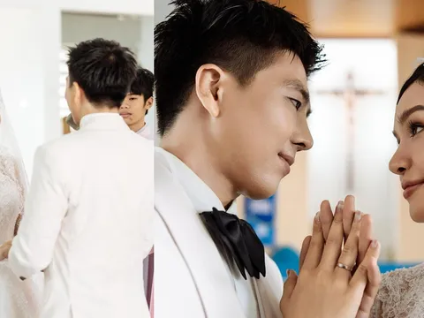 Nam diễn viên Vbiz tung ảnh cưới, chính thức "chốt đơn" cùng bạn gái là "Quán quân The New Mentor"