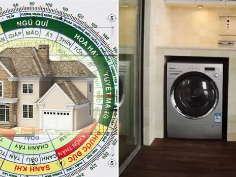 Vị trí đặt máy giặt hợp phong thủy, tránh vận xui, hút tài lộc