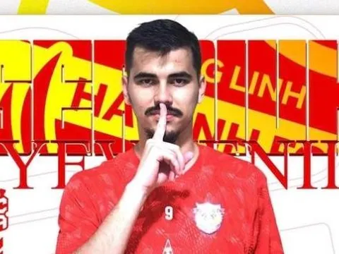 Hồng Lĩnh Hà Tĩnh chiêu mộ Serdyuk - chân sút từng dự Conference League