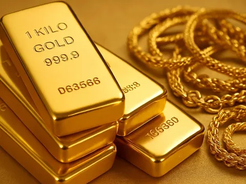 Bảng giá vàng 9999 24K 18K SJC DOJI PNJ hôm nay 8/8/2025
