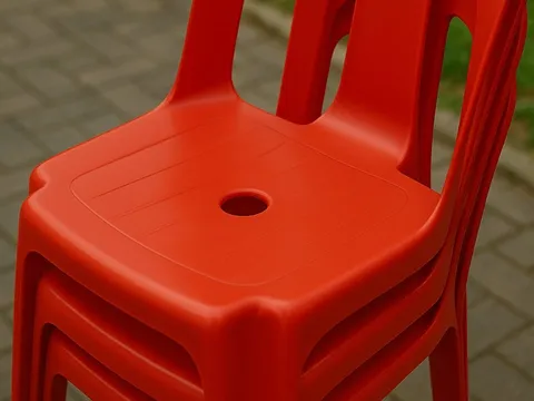 Ghế nhựa luôn có một lỗ nhỏ ở giữa: Tưởng vô dụng hoá ra nhiều công năng không ngờ