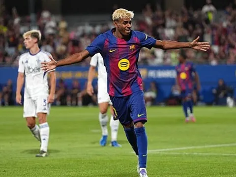 Chiến thắng 5-0 khép lại màn chạy đà hoàn hảo của Barca