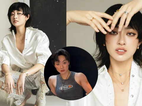 Lương Thùy Linh cắt tóc tém, lên đồ tạo dáng cực men khiến cộng đồng mạng liên tưởng đến Angela Phương Trinh