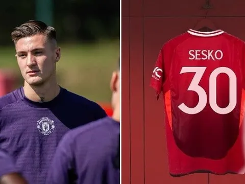 NÓNG! Sesko chọn áo số 30 ở Manchester United