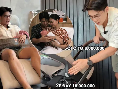 Vợ chồng Ngô Thanh Vân chi 100 triệu sắm đồ đón công chúa đầu lòng dân mạng chê vô dụng, chật nhà