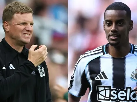 Alexander Isak vắng mặt, HLV Eddie Howe thất vọng vì trận hòa của Newcastle