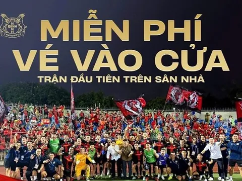 Ninh Bình miễn phí vé trận sân nhà đầu tiên