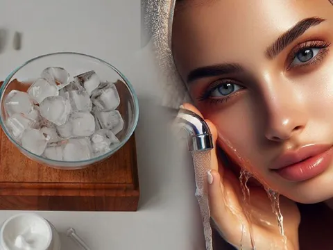 Cách rửa mặt bằng nước đá an toàn và hiệu quả