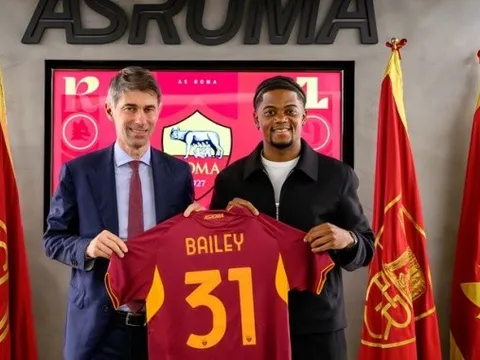 CHÍNH THỨC! Leon Bailey chia tay Aston Villa, cập bến Roma