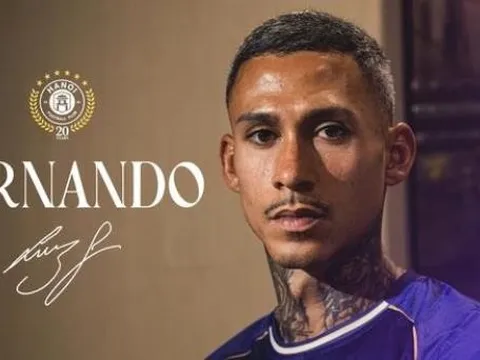 Hà Nội FC hoàn tất thương vụ Luiz Fernando, tăng cường hàng công