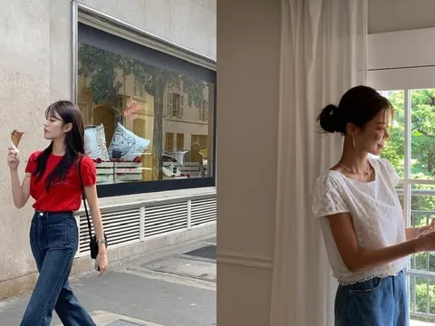 4 kiểu áo mùa thu kết hợp “hợp rơ” nhất với quần jeans
