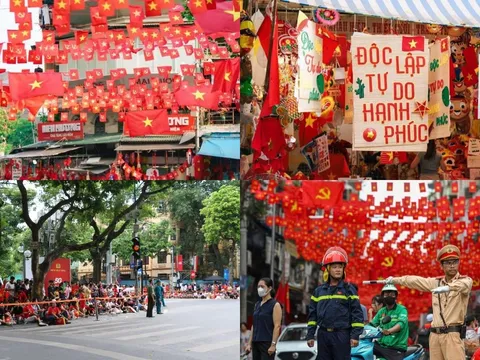Hà Nội rộn ràng trước thềm A80: Giao thông đổi thay, phố phường khoác áo lễ hội