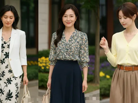 Phụ nữ 40+ muốn mặc sang, trẻ trung? Chỉ cần 4 kiểu áo “thần chú” này