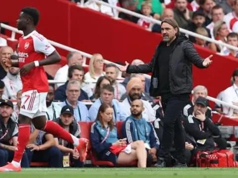HLV Daniel Farke thừa nhận Arsenal quá mạnh sau trận thua 0-5