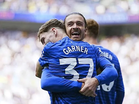 Grealish bùng nổ giúp Everton giành chiến thắng lịch sử