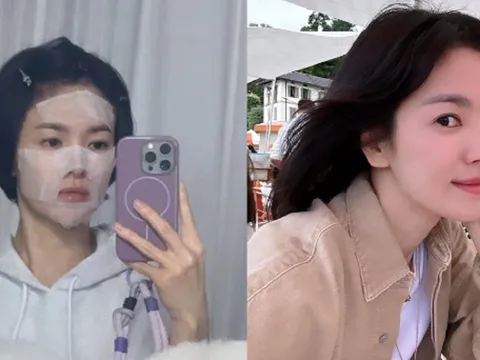 Song Hye Kyo áp dụng tuyệt chiêu này để dưỡng da cấp tốc trước giờ ghi hình