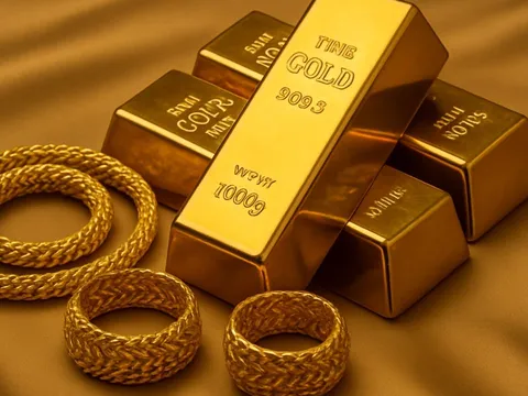 Bảng giá vàng 9999 24K 18K SJC DOJI PNJ hôm nay 29/8/2025