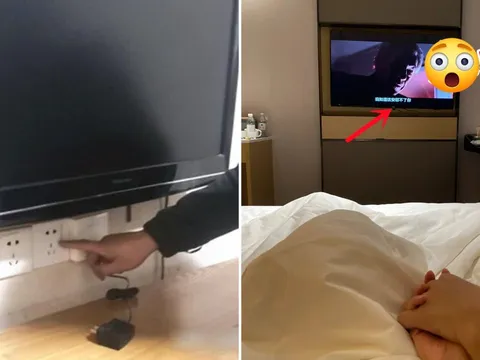 Nhận phòng nhà nghỉ, khách sạn cần rút phích cắm tivi, vì một lý do cực kỳ quan trọng