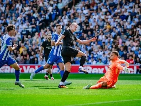 Chấm điểm Man City: Haaland ghi bàn; Rodri không thể cứu đội trước Brighton