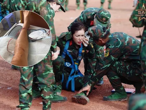 Minh Tú bị đứt dây chằng chéo trước, rách sụn chêm và dập xương sau chấn thương tại “Sao Nhập Ngũ”