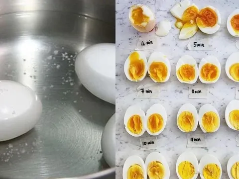 Mẹ hay luộc trứng Tránh Nứt Vỏ, dễ bóc và Cách Căn Thời Gian Chín Chuẩn Xác
