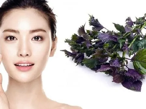 3 mẹo đơn giản giúp "cải tổ" làn da sạm đen với tía tô