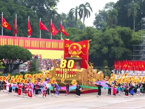 Những hình ảnh đáng nhớ trong Lễ diễu binh, diễu hành 80 năm Cách mạng tháng Tám và Quốc khánh 2/9