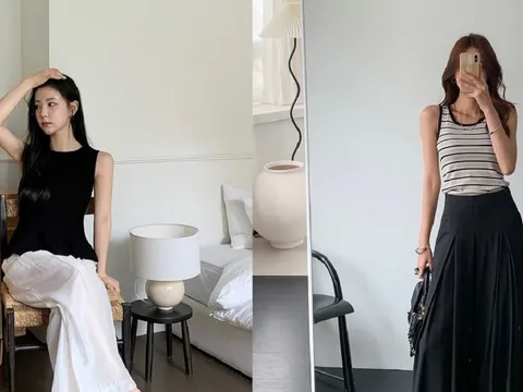 10 set đồ đen trắng đơn giản mà sang nàng nào cũng nên thử