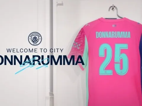 Số áo của Donnarumma ở Man City