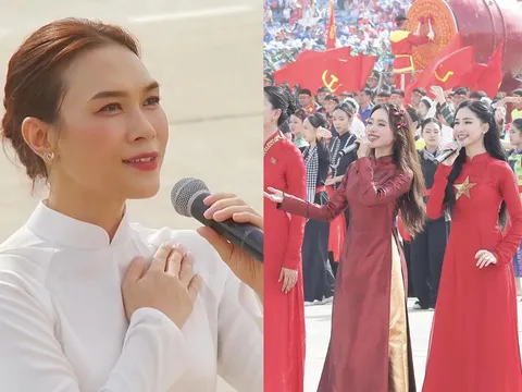 "Dát vàng lỗ tai" khán giả: Mỹ Tâm, Hoà Minzy và Phương Mỹ Chi chung khung hình tại lễ diễu binh 2/9 gây sốt