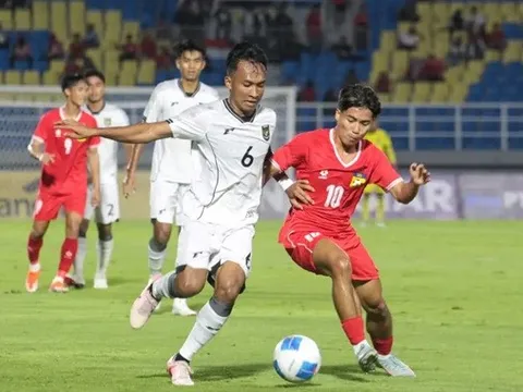 HLV U23 Indonesia thất vọng sau trận hoà Lào