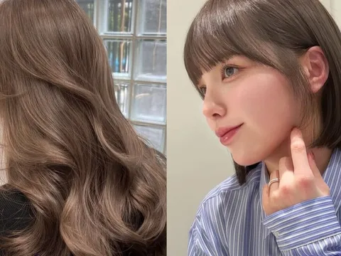 8 màu tóc nâu xám hợp với mọi làn da, giúp nàng nổi bần bật ngày thu