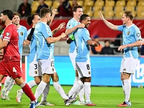 De Bruyne ghi dấu ấn, Bỉ thắng hủy diệt 6-0