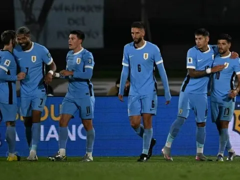 Uruguay vượt qua Peru, chính thức giành vé dự World Cup 2026