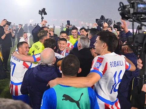 Paraguay chính thức trở lại World Cup sau 16 năm chờ đợi