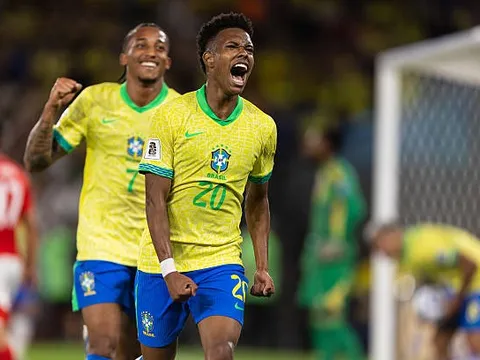 "Thần đồng" Estevao của Chelsea nói gì sau siêu phẩm trên tuyển Brazil?