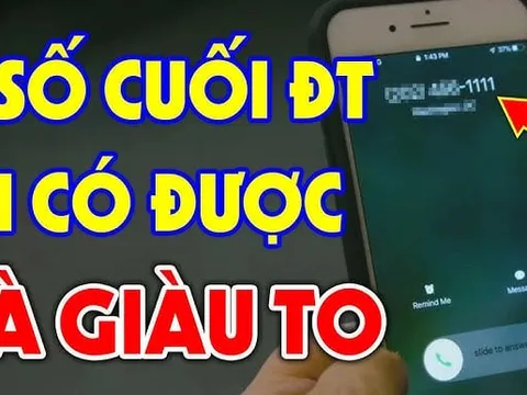 Cộng dãy số trên Sim điện thoại nếu bằng số này: Chúc mừng bạn, cả đời may mắn