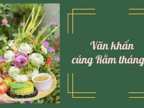 Văn khấn Rằm tháng 7 đầy đủ, chi tiết nhất 2025