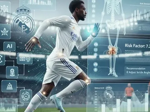 Real Madrid giảm thiểu chấn thương nhờ trí tuệ nhân tạo