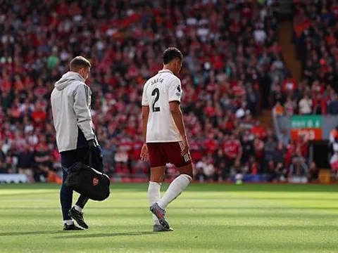 Arsenal "méo mặt" vì chấn thương của Saliba