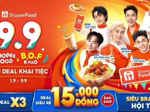 Nạp năng lượng cho năm học mới cùng loạt deal ShopeeFood 9.9