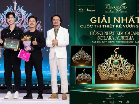 Nhà thiết kế trẻ Bùi Thế Bảo giành giải cao nhất thiết kế vương miện Miss Grand 2025