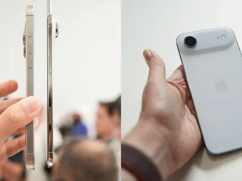 Apple ra mắt iPhone Air siêu mỏng 5,6 mm, thách thức cả Samsung lẫn iPad Pro
