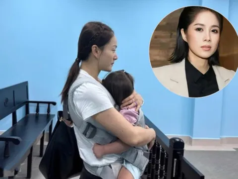 Lan Phương bế con đến phiên tòa ly hôn nhận được lời động viên xúc động từ Lê Phương