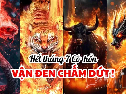 Hết tháng 7 âm là hết Đen, 4 con giáp Xả Xui Đón Lộc, sống đời giàu sang