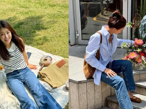 10 cách phối quần jeans vừa hack tuổi vừa sang chảnh cho nàng U40