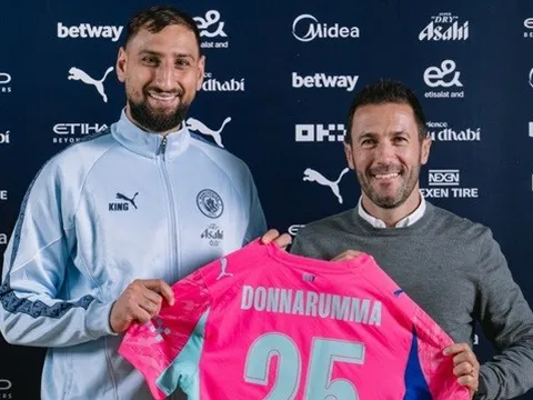 Tại sao Donnarumma chọn số 25 tại Manchester City?