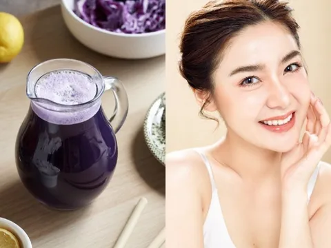 Loại rau màu tím làm trắng da, giảm rụng tóc cực hiệu quả