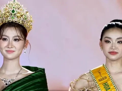 Tân Hoa hậu Miss Grand Vietnam 2025 vừa đăng quang đã gây tranh luận về nhan sắc, Quế Anh cũng bị réo tên