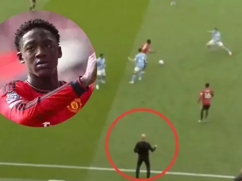 Fan MU "dậy sóng" khi thấy Pep kinh ngạc vì Mainoo